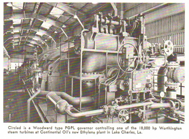 18,000 bhp steam turbine, circa 1968.